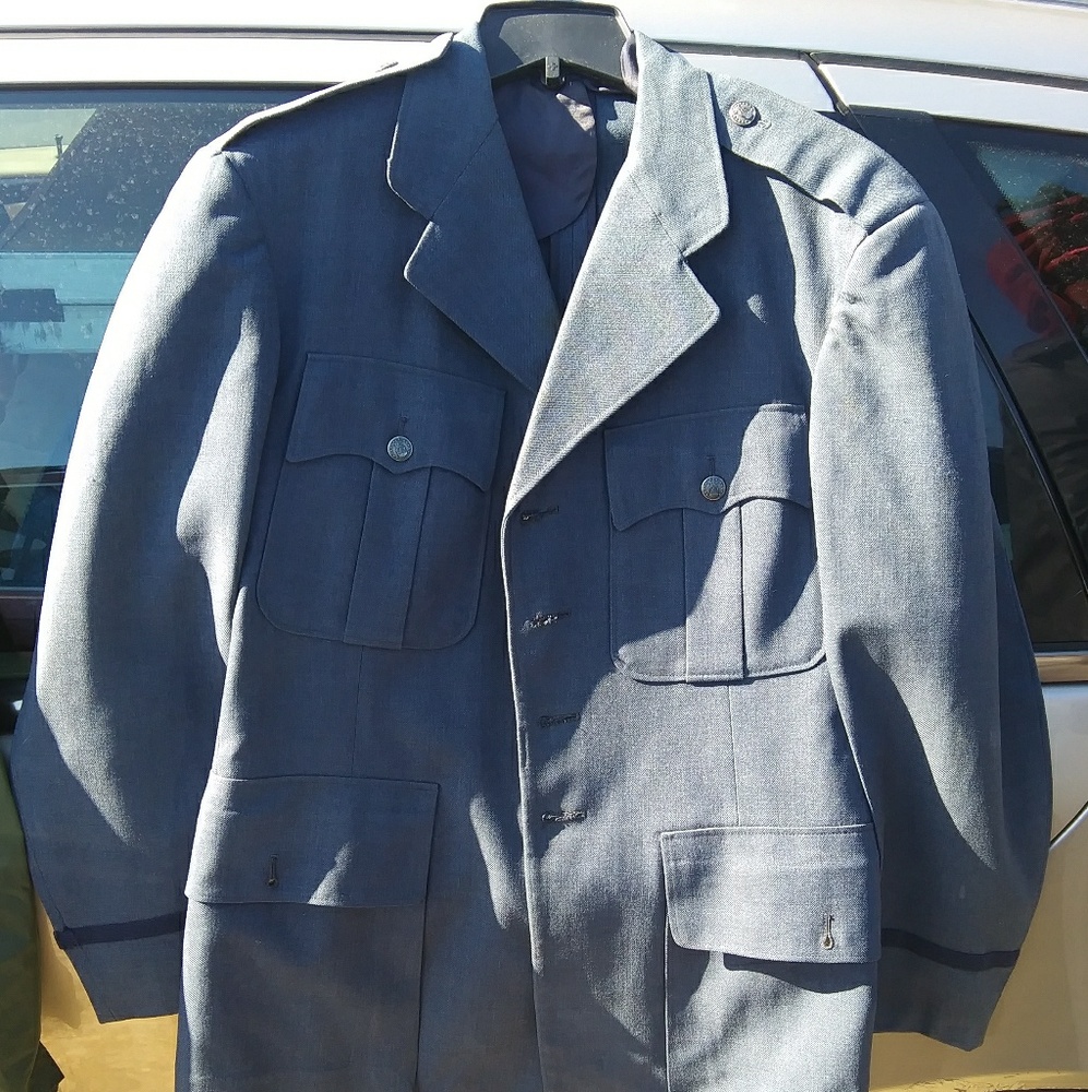 Blue Air Force Men's Jacket